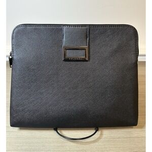 Bvlgari Parfums Black Cosmetic Makeup Bag Clutch Travel Case Large 11‎ x 9